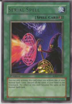 Serial Spell Card Front