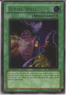 Serial Spell Card Front