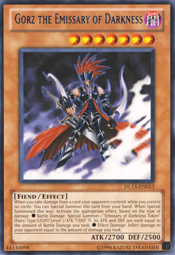 Gorz the Emissary of Darkness Card Front