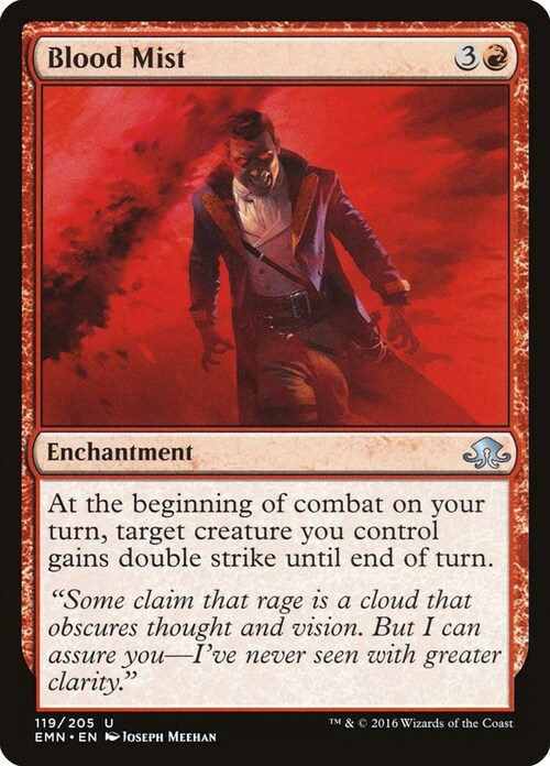 Blood Mist Card Front