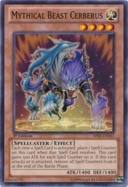 Mythical Beast Cerberus Card Front