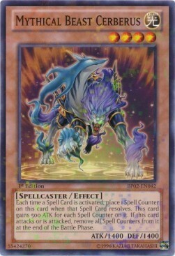 Mythical Beast Cerberus Card Front