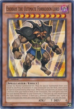 Exodius the Ultimate Forbidden Lord Card Front