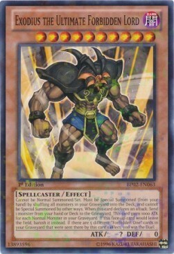 Exodius the Ultimate Forbidden Lord Card Front