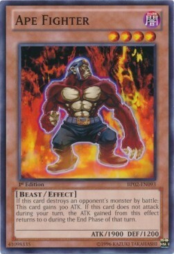 Ape Fighter Card Front