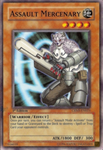 Assault Mercenary Card Front