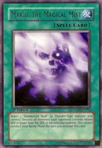 Makiu, the Magical Mist Card Front