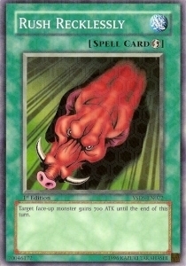 Rush Recklessly Card Front