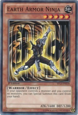 Earth Armor Ninja Card Front