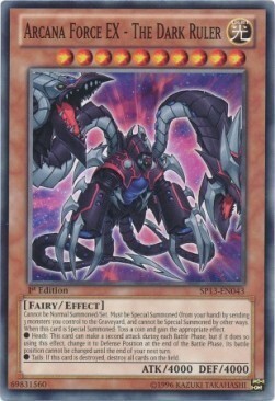 Arcana Force EX - The Dark Ruler Card Front