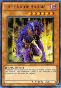 The End of Anubis Card Front