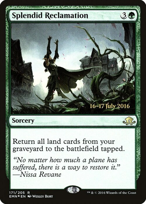 Splendid Reclamation Card Front