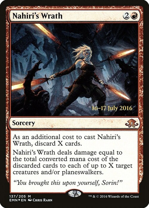 Nahiri's Wrath Card Front