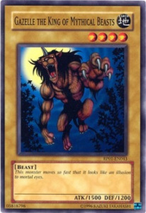 Gazelle the King of Mythical Beasts Card Front