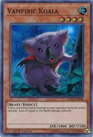 Vampiric Koala Card Front