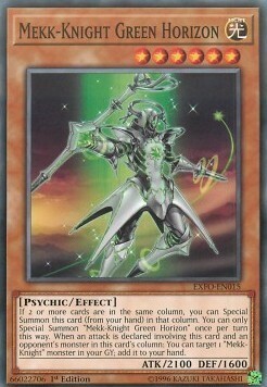 Mekk-Knight Green Horizon Card Front