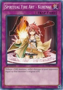 Spiritual Fire Art - Kurenai Card Front