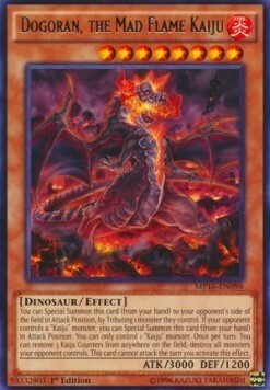 Dogoran, the Mad Flame Kaiju Card Front