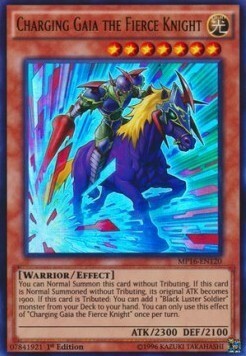 Charging Gaia the Fierce Knight Card Front