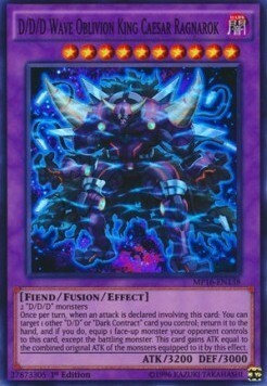 D/D/D Wave Oblivion King Caesar Ragnarok Card Front