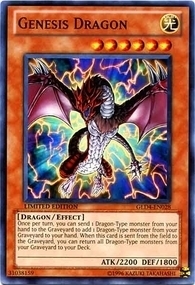 Genesis Dragon Card Front