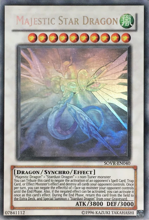 Majestic Star Dragon Card Front