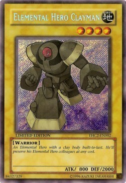 Elemental Hero Clayman Card Front