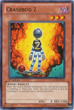 Crashbug Z Card Front