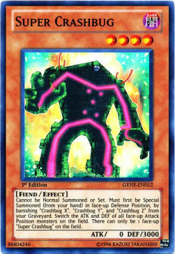 Super Crashbug Card Front