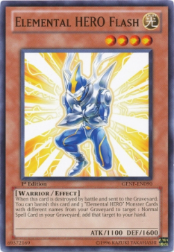 Elemental HERO Flash Card Front