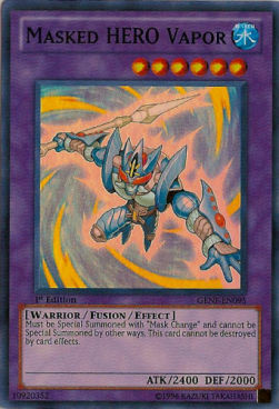 Masked HERO Vapor Card Front