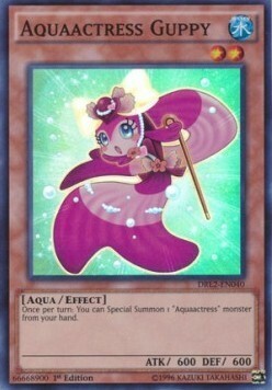 Aquaactress Guppy Card Front