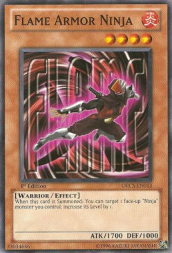 Flame Armor Ninja Card Front