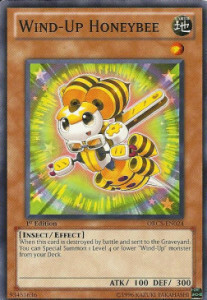 Wind-Up Honeybee Card Front