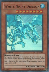 White Night Dragon Card Front