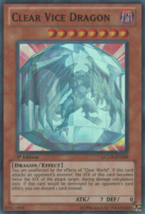 Clear Vice Dragon Card Front