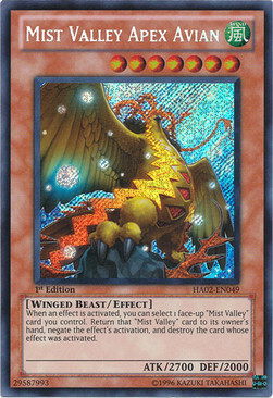 Mist Valley Apex Avian Card Front