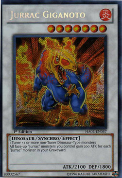 Jurrac Giganoto Card Front