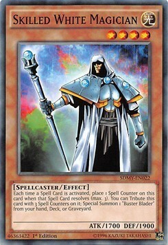 Skilled White Magician Card Front