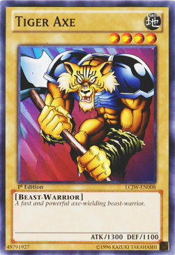 Tiger Axe Card Front