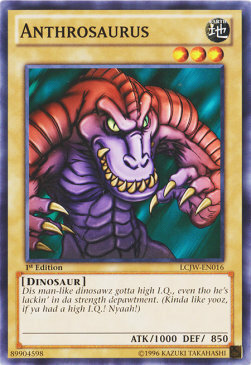 Anthrosaurus Card Front