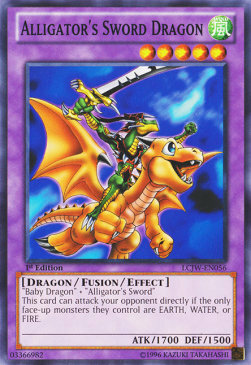 Alligator's Sword Dragon Card Front