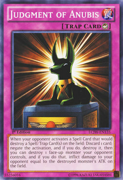 Judgment of Anubis Card Front