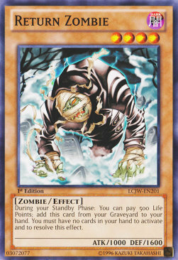 Return Zombie Card Front