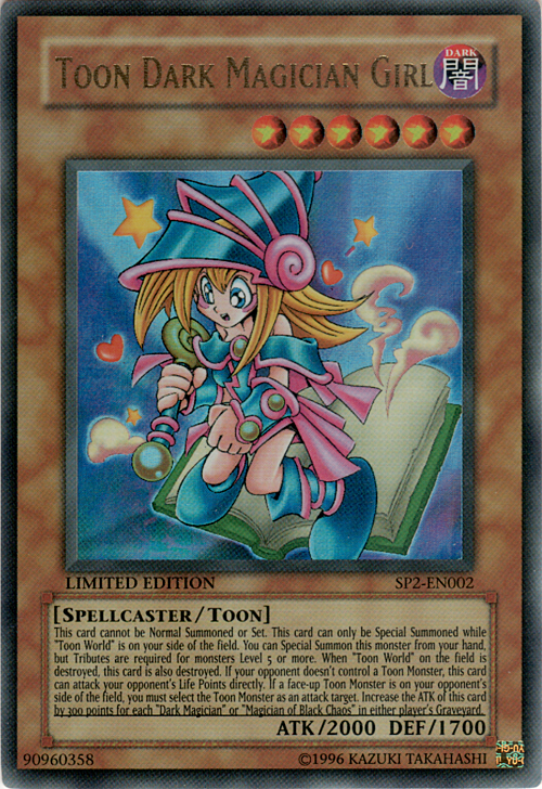 Toon Dark Magician Girl Card Front