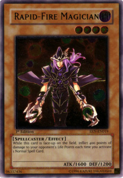 Rapid-Fire Magician Card Front