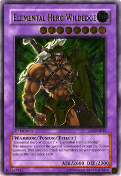 Elemental Hero Wildedge Card Front