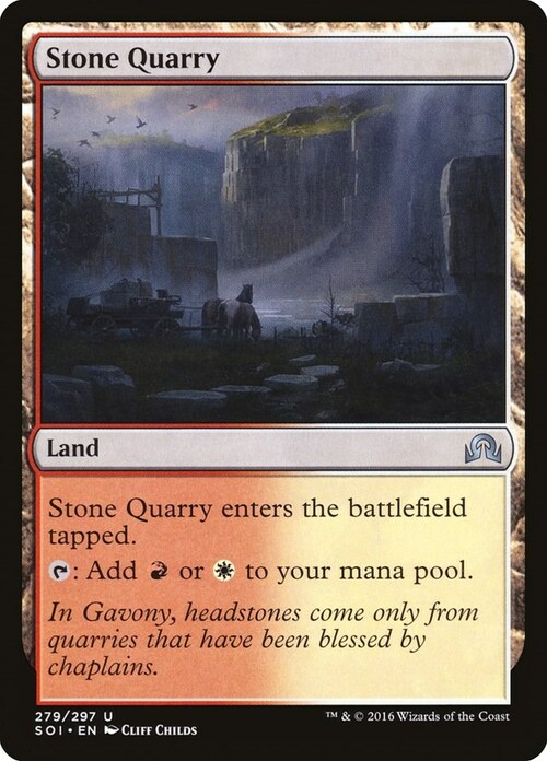 Stone Quarry Card Front