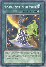 Gladiator Beast's Battle Halberd Card Front