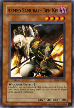 Armed Samurai - Ben Kei Card Front